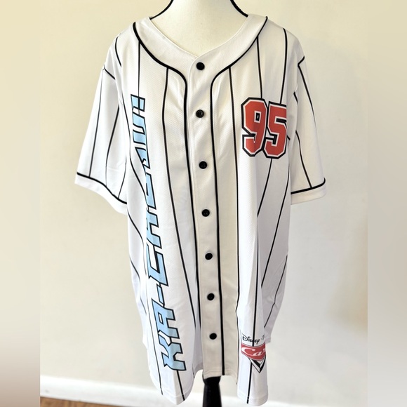 Disney / Pixar Cars Lightning McQueen baseball jersey - Picture 2 of 5